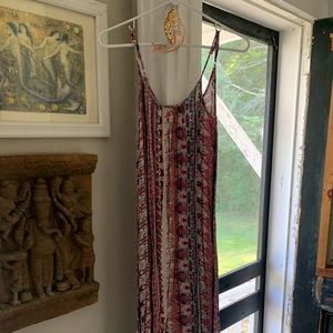 Long Gauzy Boho Sundress